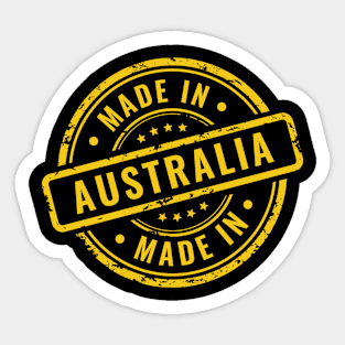Made In Australia Sticker